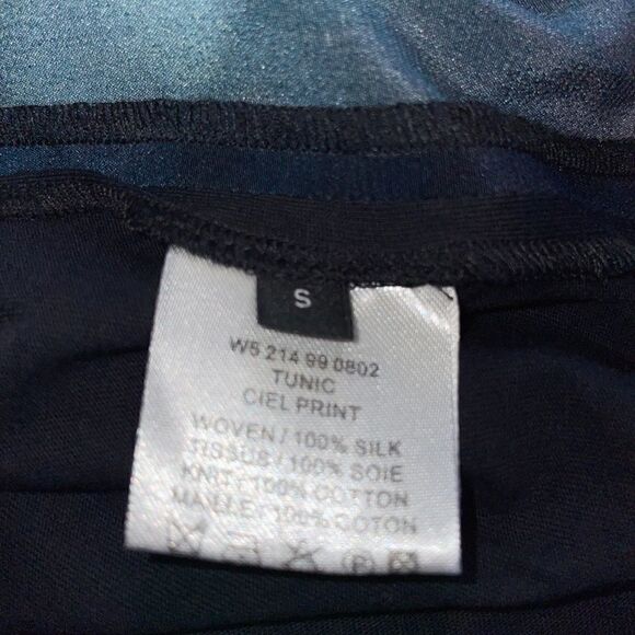 JOSEPH Silk Ciel Print Tunic Size S - Picture 7 of 7